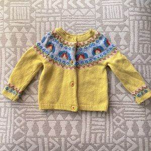Hanna Andersson rainbow cardigan